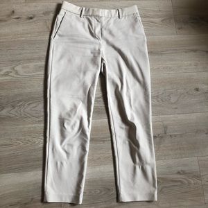 Cream/white aritzia cigarette pants